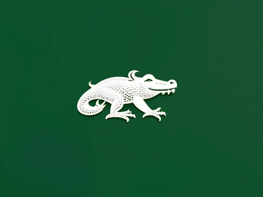 Un anuncio ecológico visualmente impactante de Lacoste, con el logo convertido en un animal en peligro de extinción