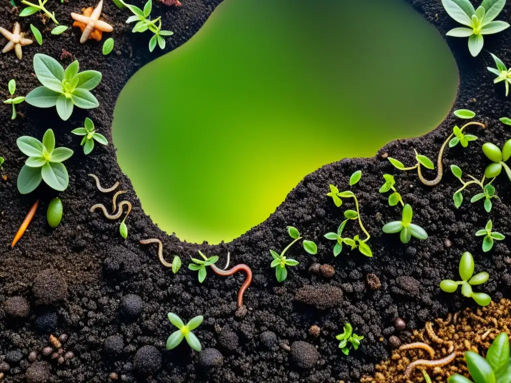 Compostaje biodinámico rebosante de vida, biofertilizantes a partir de compostaje