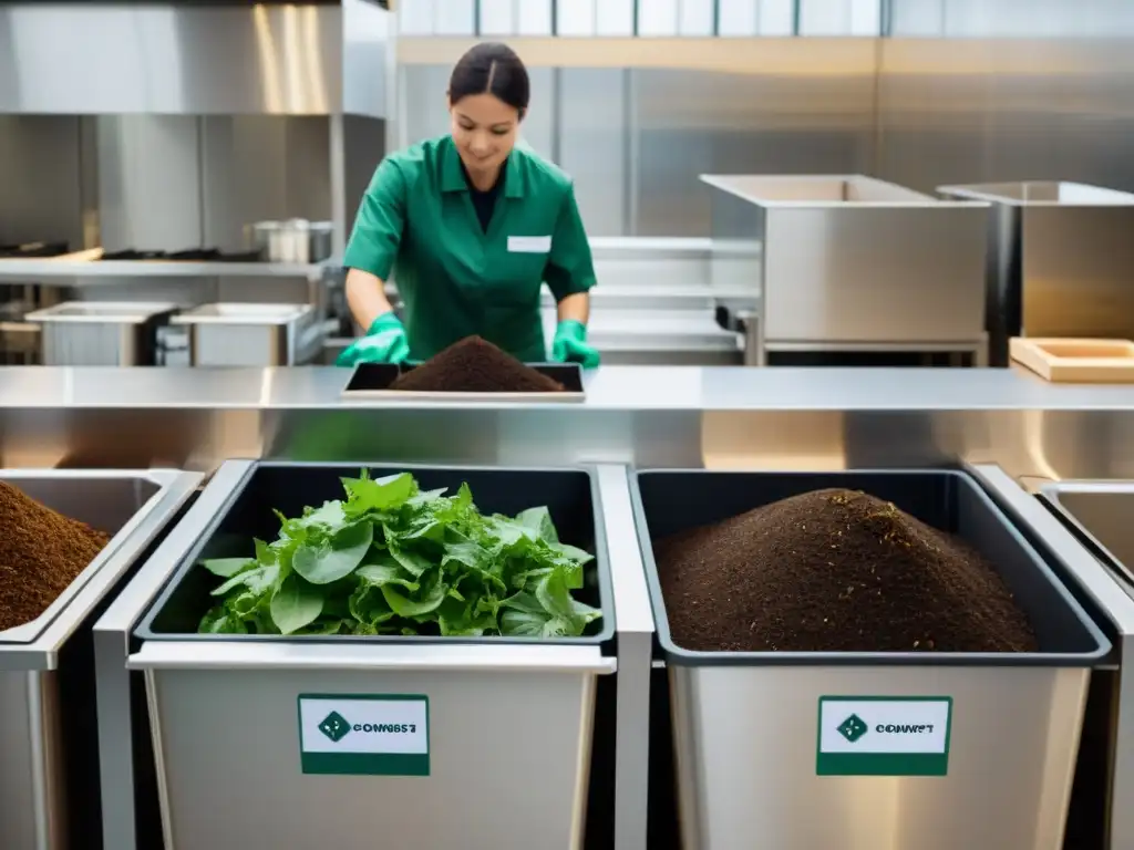 Cultura de compostaje en industria alimentaria: eficiencia y organización en cocina industrial