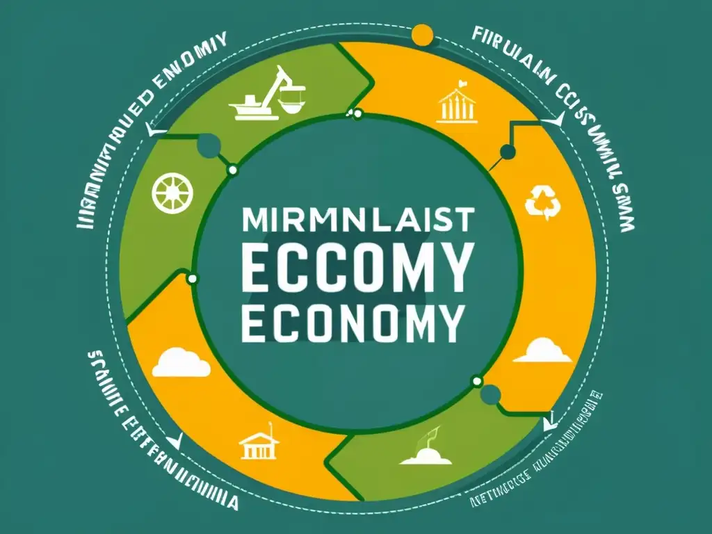 Imagen de economía circular con impacto económico de empresas líderes en varios sectores industriales