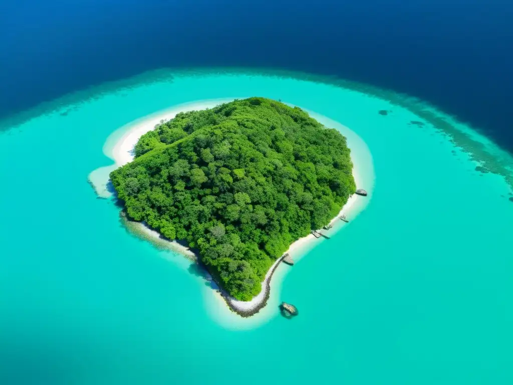 Un oasis sostenible en el Caribe, con compostaje en islas pequeñas Caribe integrado en el paisaje natural