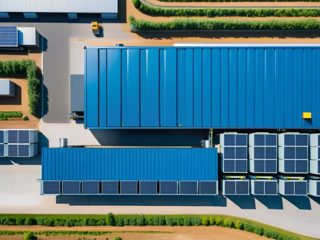 Planta de reciclaje moderna: eficiencia sostenible Planta de reciclaje moderna con soluciones sustentables reducción residuos embalaje, eficiencia y innovación