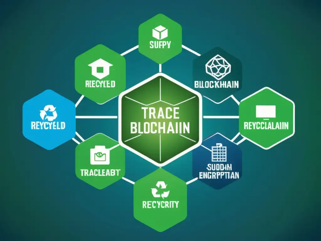 Red de reciclaje transparente con tecnología blockchain para trazabilidad y sostenibilidad en el hogar